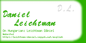 daniel leichtman business card